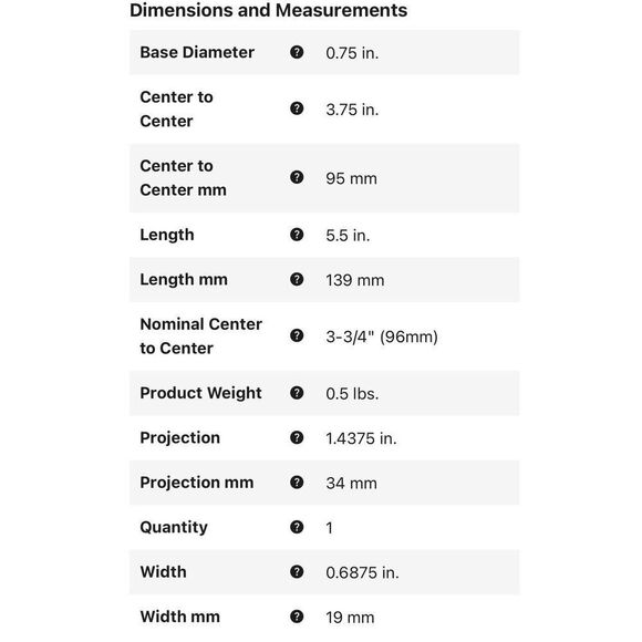 Top Knobs M1649 Brushed Bronze Bit Pull Cabinet Drawer 3 3/4” C-C NEW Open Box - Picture 4 of 4